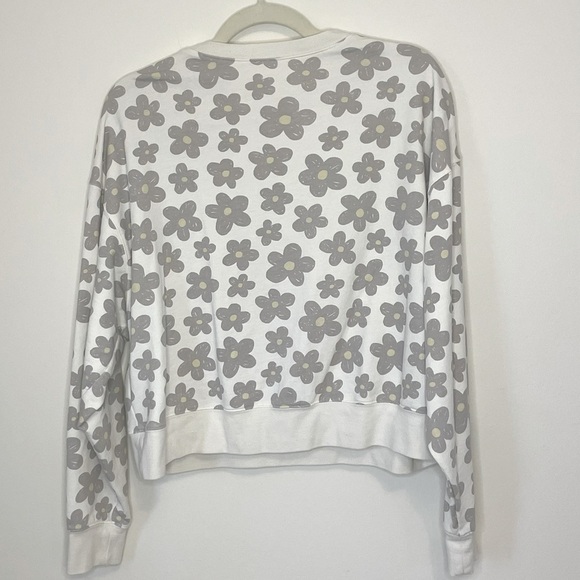 NWOT Women’s Rylee + Cru Boxy Retro Floral Sweatshirt, Size Small - Picture 4 of 4